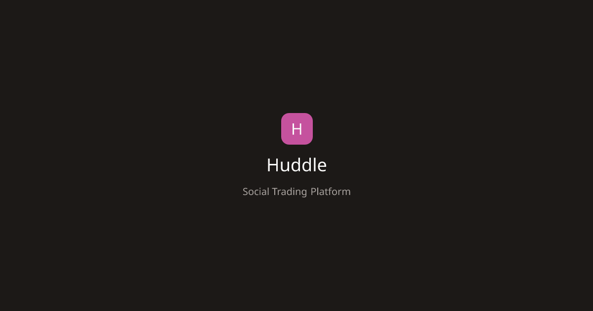 @everyone There is a new platform call Huddle. The creators have blessed me with an early seat. And created our Banking With Billy Alert group there. 
It's time