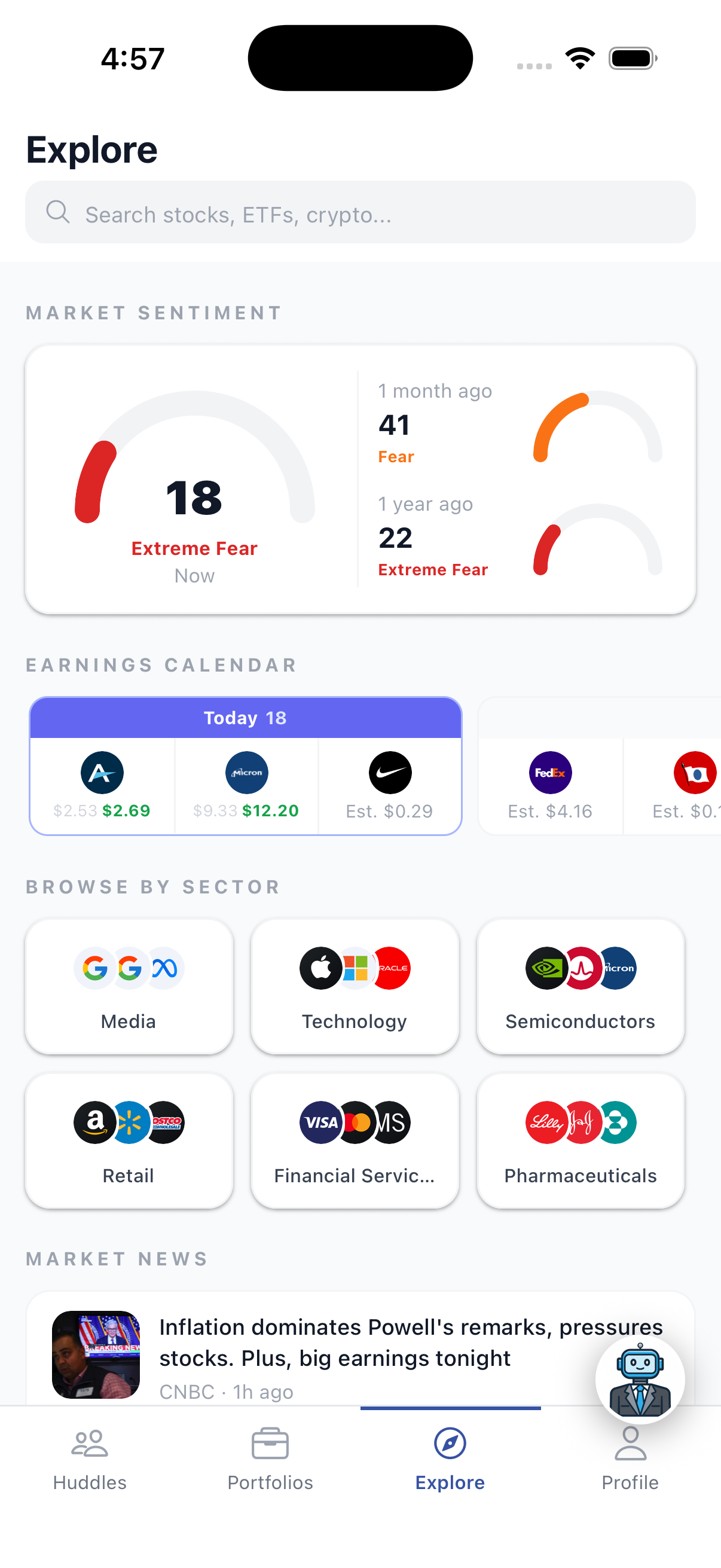Market explorer